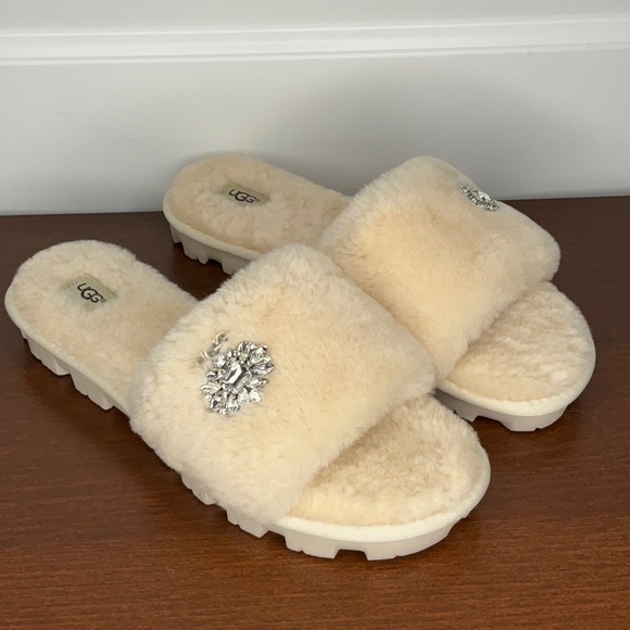 UGG Shoes - UGG Cozette Custom Rhinestone Slide Size 10